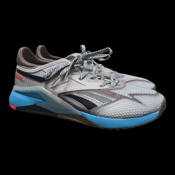 Reebok Men's Athletic Shoes - Gray and Blue - Picture 1 of 10